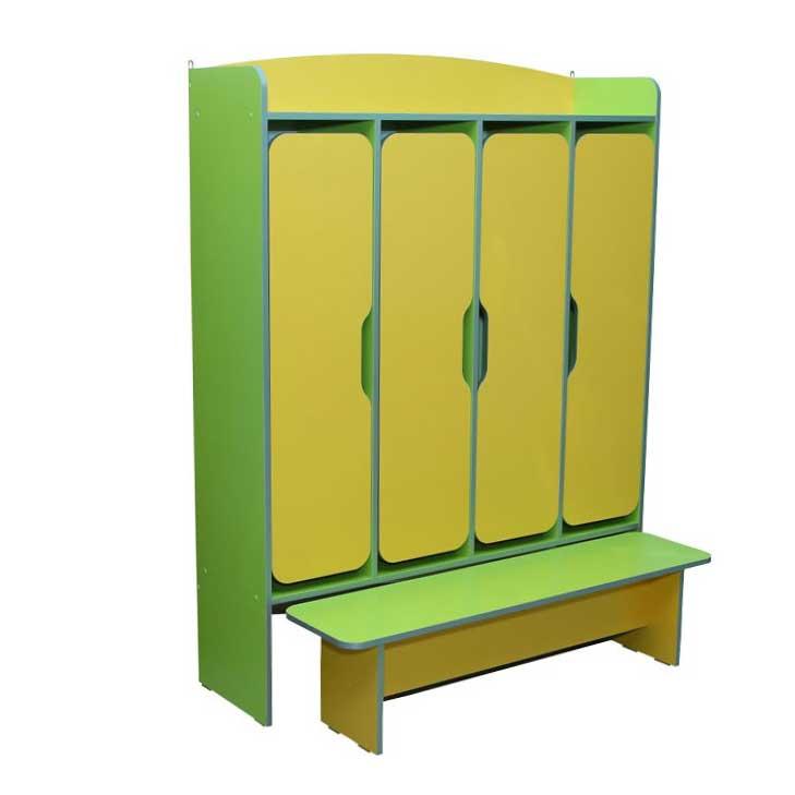 Шафа для роздягальні в дитячому садочку АНШАР ГРУП, 4-секційна, (36031)